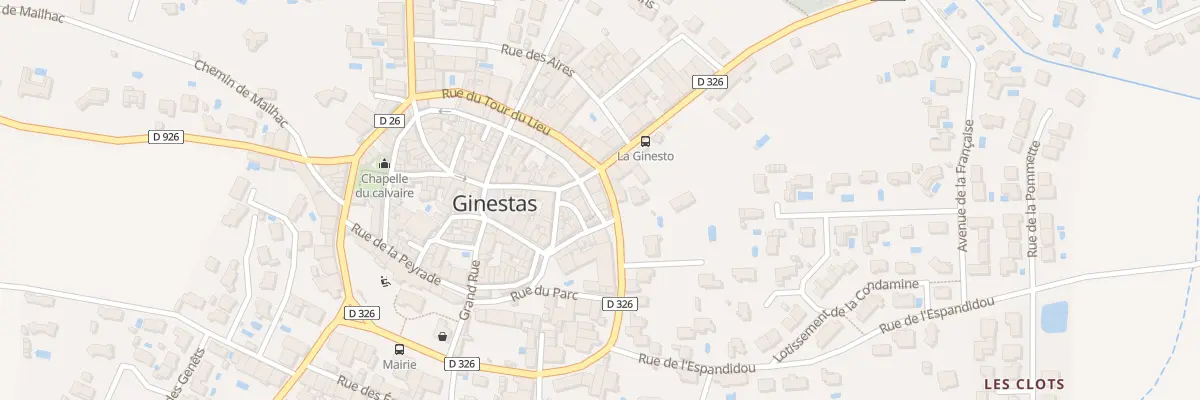 Plan du 6 Rue de la Calade à Ginestas