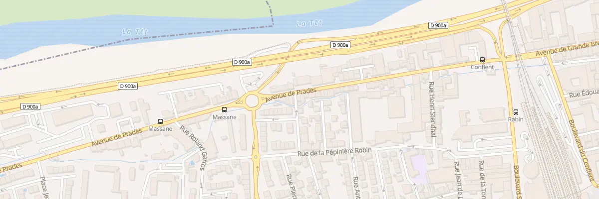 Plan du 63B Av de Prades à Perpignan