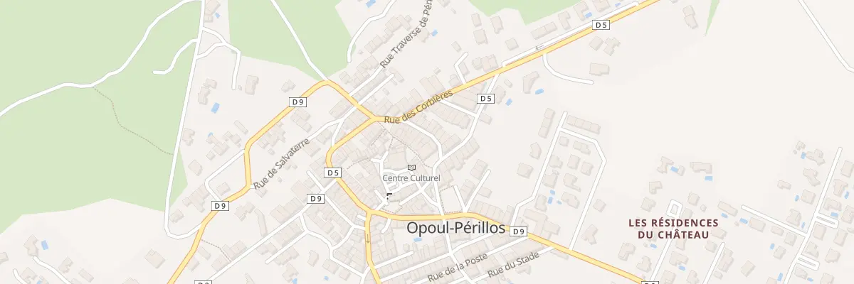 Plan du 1 Rue Carrerade à Opoul-Périllos