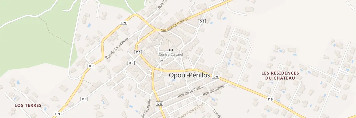 Plan du 2 Rue du Four à Opoul-Périllos