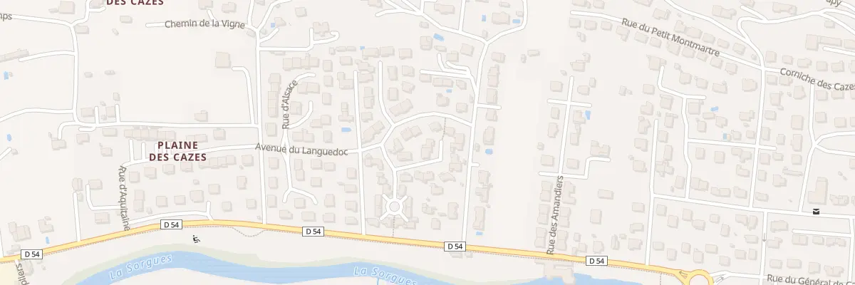 Plan du 13 Rue Georges Brassens à Saint-Affrique