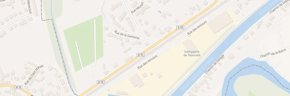 Plan du 62 Rte de Longueil-Annel à Thourotte