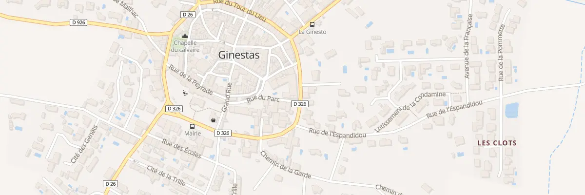 Plan du 9 Rue du Parc à Ginestas