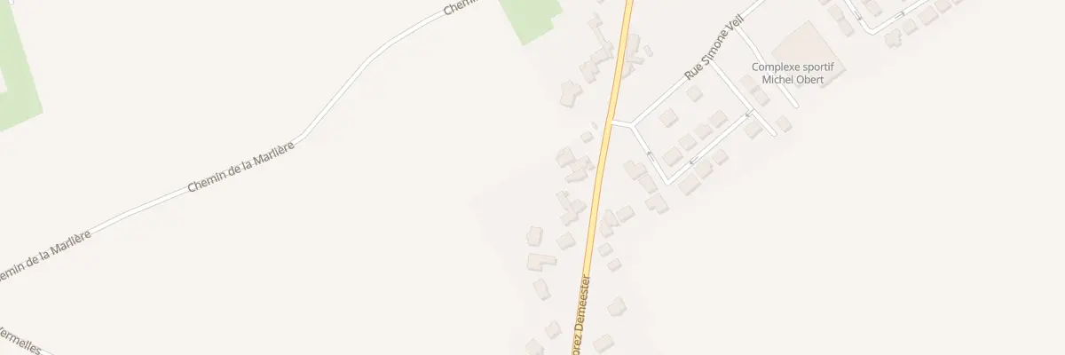Plan du 25 Rue Desprez Demeester à Annay