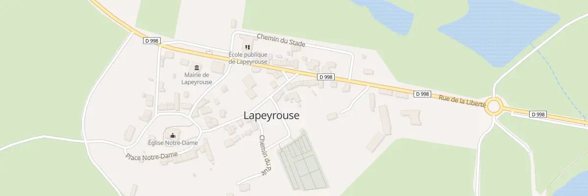 Plan du 5325 Le Bourg à Lapeyrouse