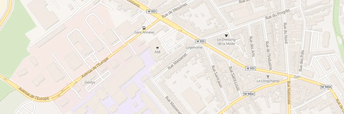 Plan du 26 Rue Massenet à Armentières