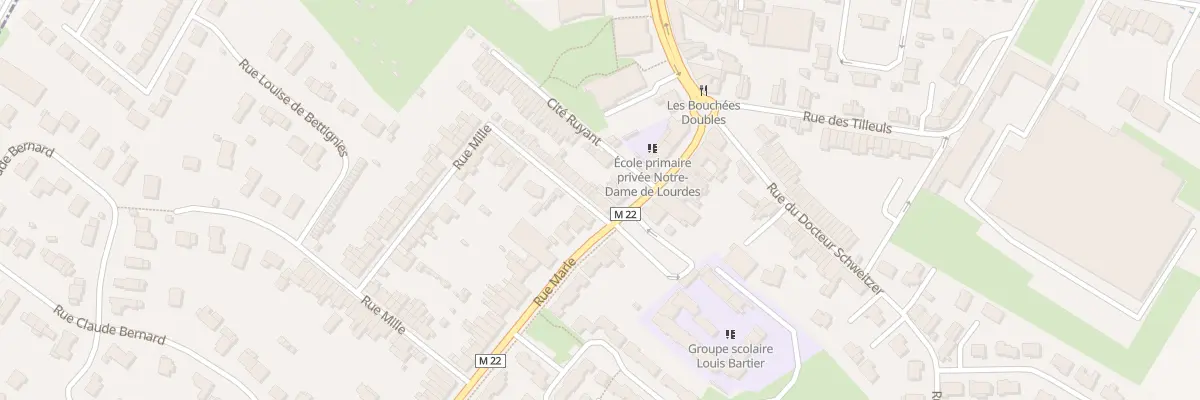 Plan du 2A Rue Mille à La Chapelle-d’Armentières