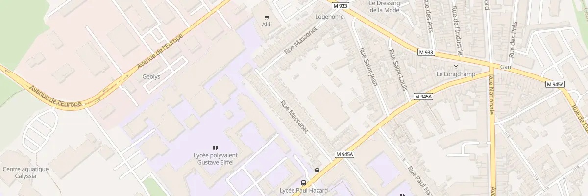 Plan du 75 Rue Massenet à Armentières