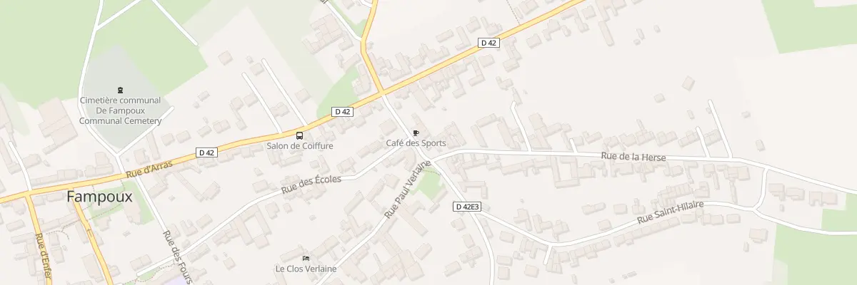 Plan du 24 Rue des Etangs à Fampoux