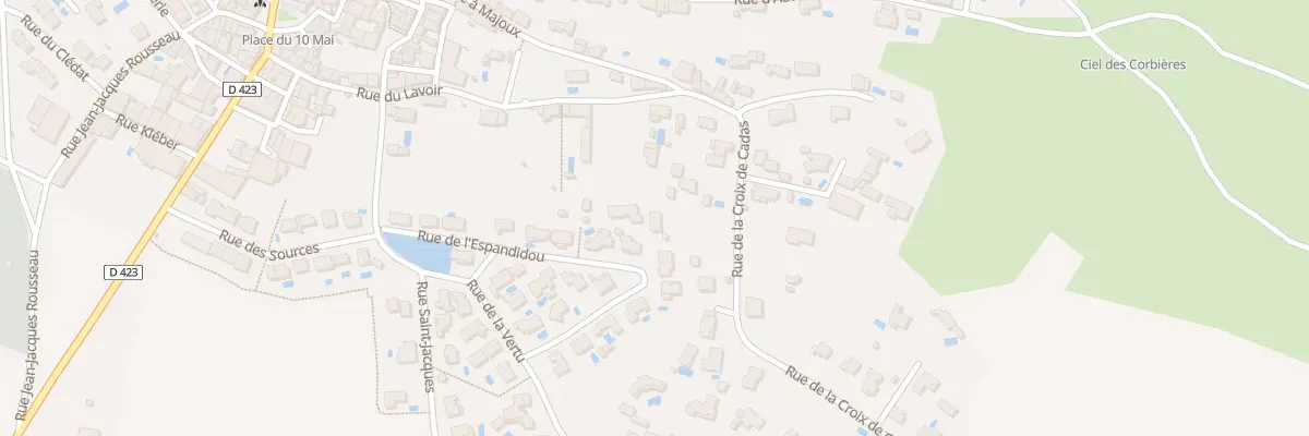 Plan du 17T Rue de l’Espandidou à Bizanet