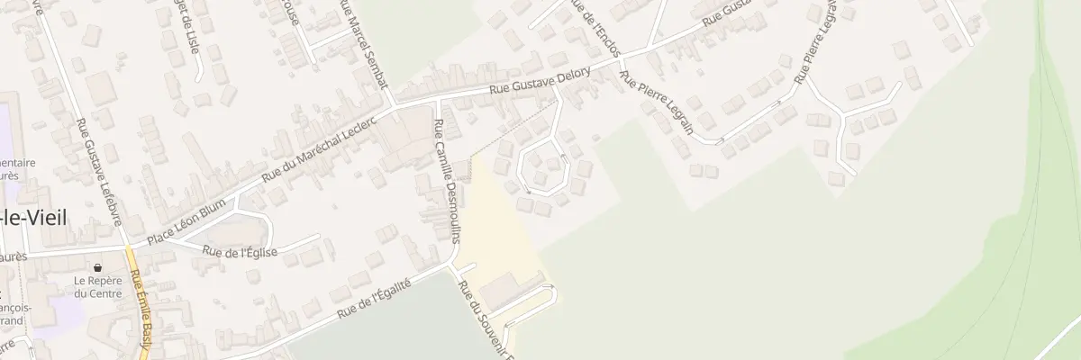 Plan du 3 Rue Robert Schuman à Vendin-le-Vieil