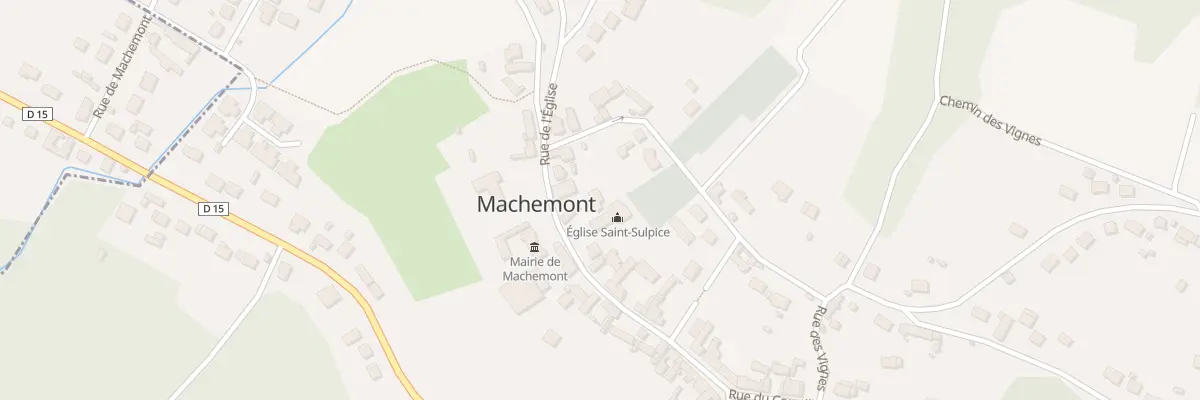 Plan du 22 Rue de l’Eglise à Machemont