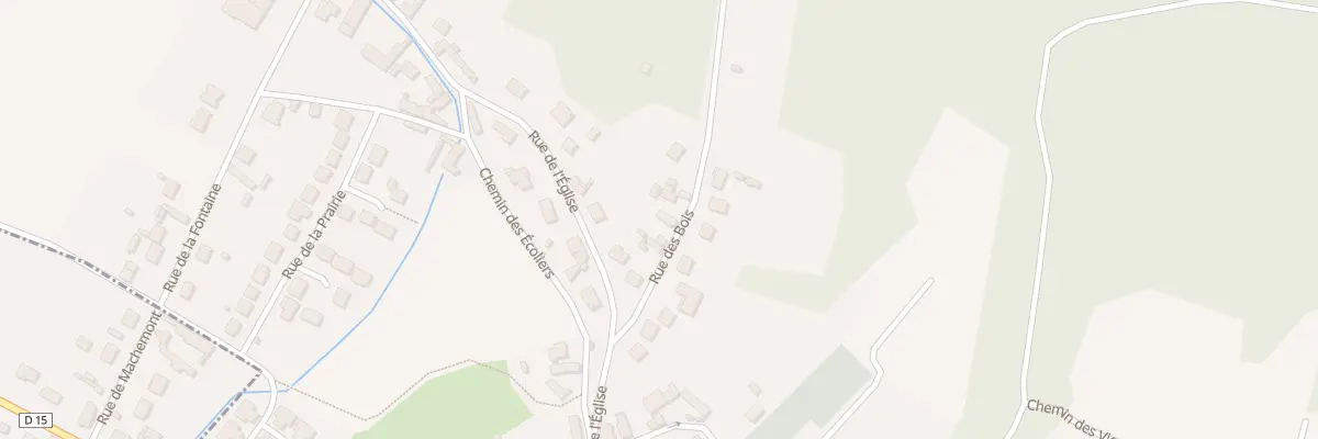 Plan du 3 Rue des Bois à Machemont
