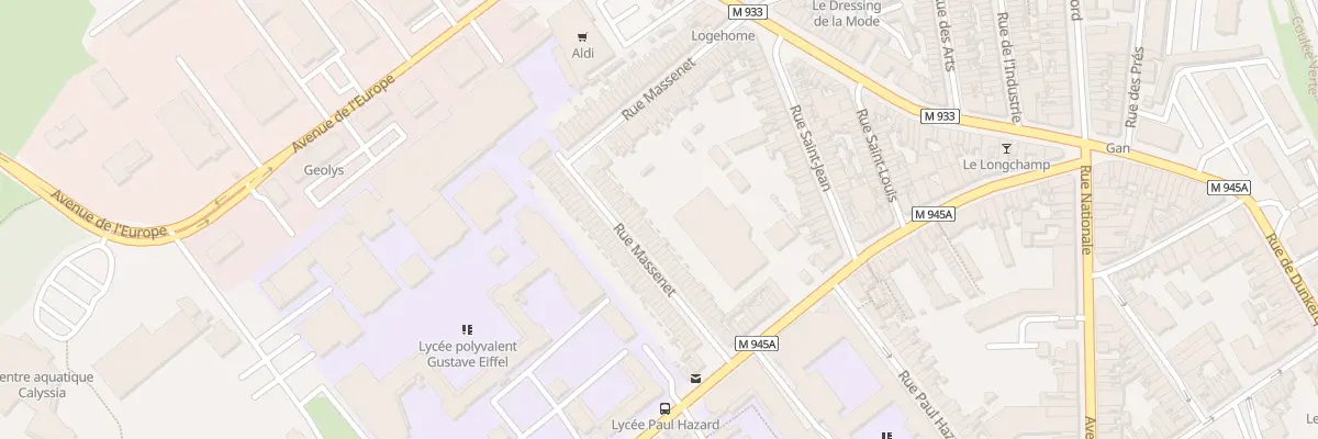 Plan du 79 Rue Massenet à Armentières
