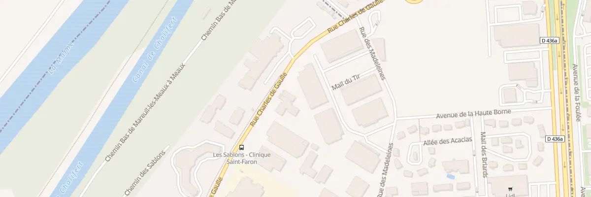 Plan du 1040 Rue Charles de Gaulle à Mareuil-lès-Meaux