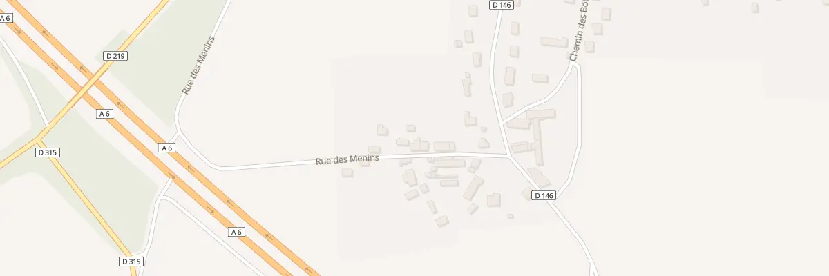 Plan du 6 Rue des Menins à Égreville