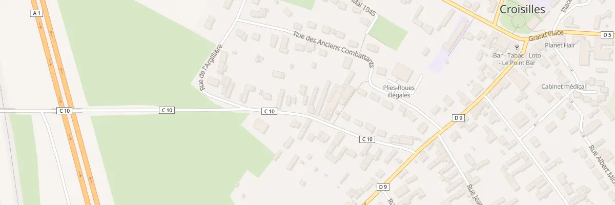 Plan du 16 Rue de Boyelles à Croisilles