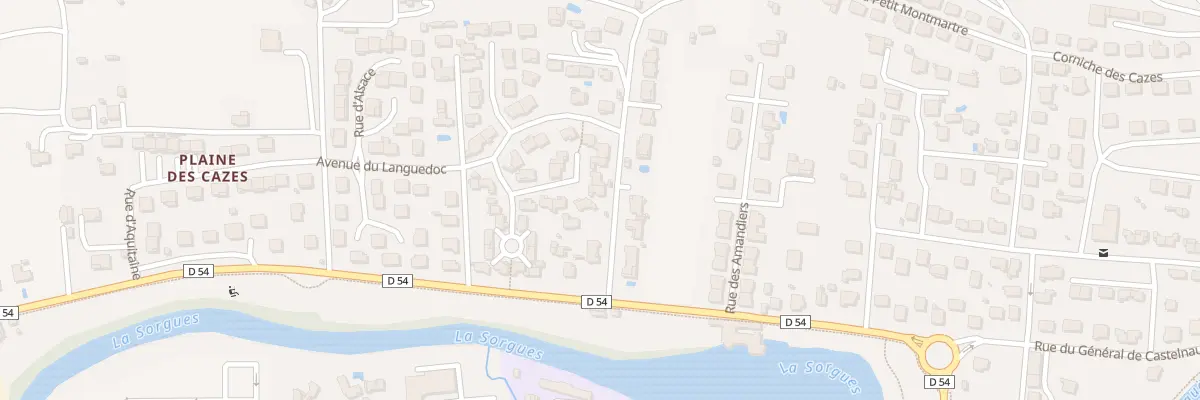 Plan du 25 Rue Georges Brassens à Saint-Affrique