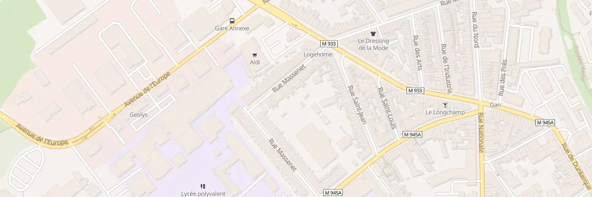 Plan du 31 Rue Massenet à Armentières