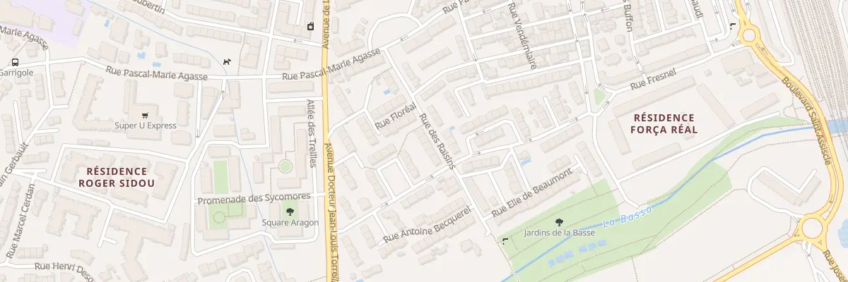 Plan du 10 Rue des Raisins à Perpignan