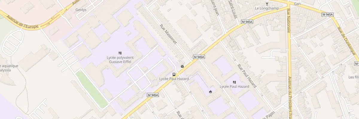 Plan du 150 Rue Massenet à Armentières