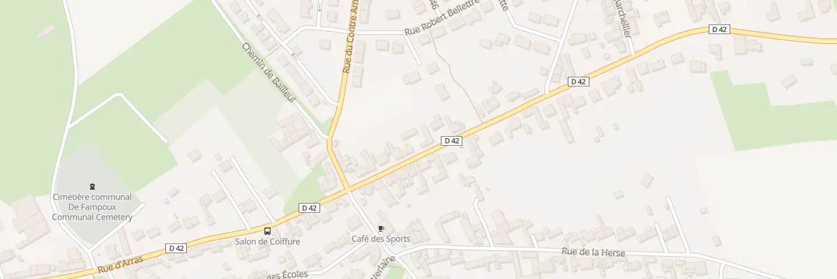 Plan du 8 Rue de Biache à Fampoux