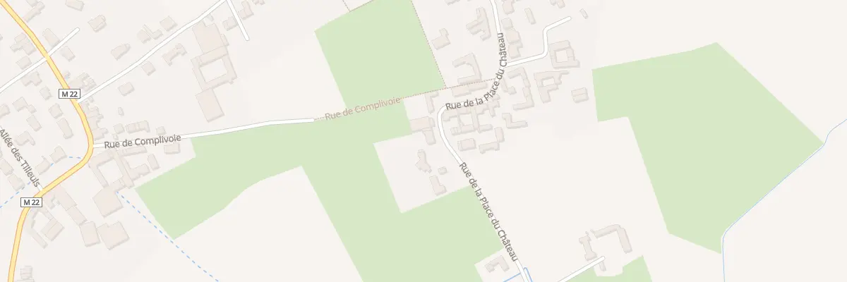 Plan du 412 Rue de la Place du Château à Marquillies