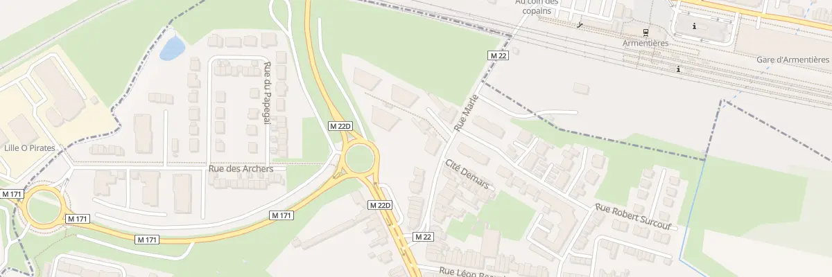 Plan du 6 Rue Marle à La Chapelle-d’Armentières