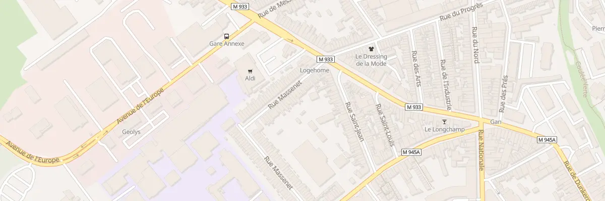 Plan du 19 Rue Massenet à Armentières