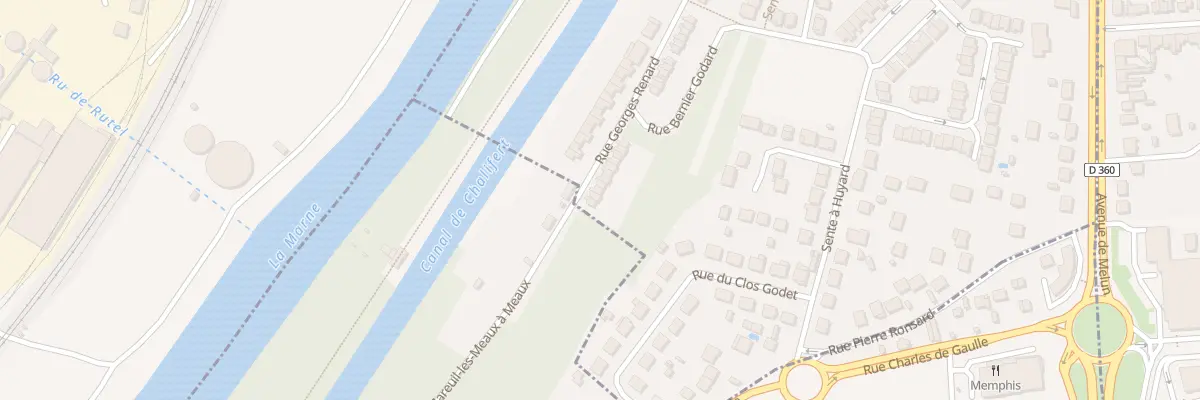 Plan du 137 Rue Georges Renard à Meaux