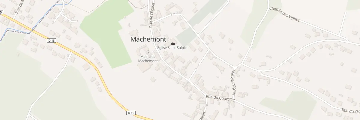 Plan du 12B Rue de l’Eglise à Machemont
