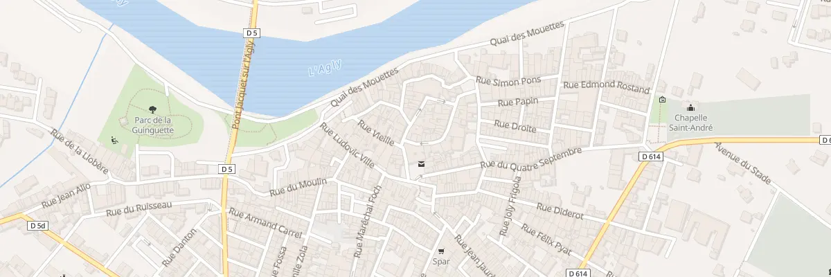 Plan du 1 Rue du Portail Neuf à Rivesaltes