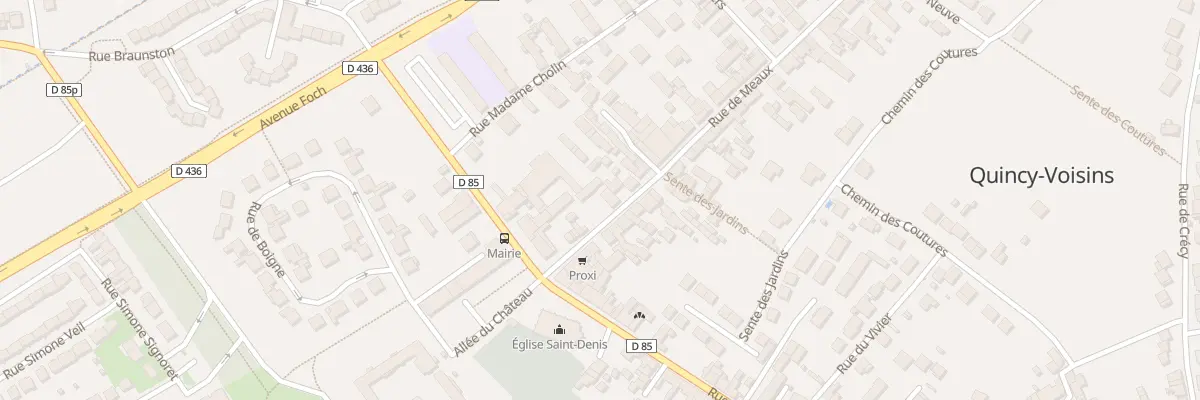 Plan du 9 Rue de Meaux à Quincy-Voisins