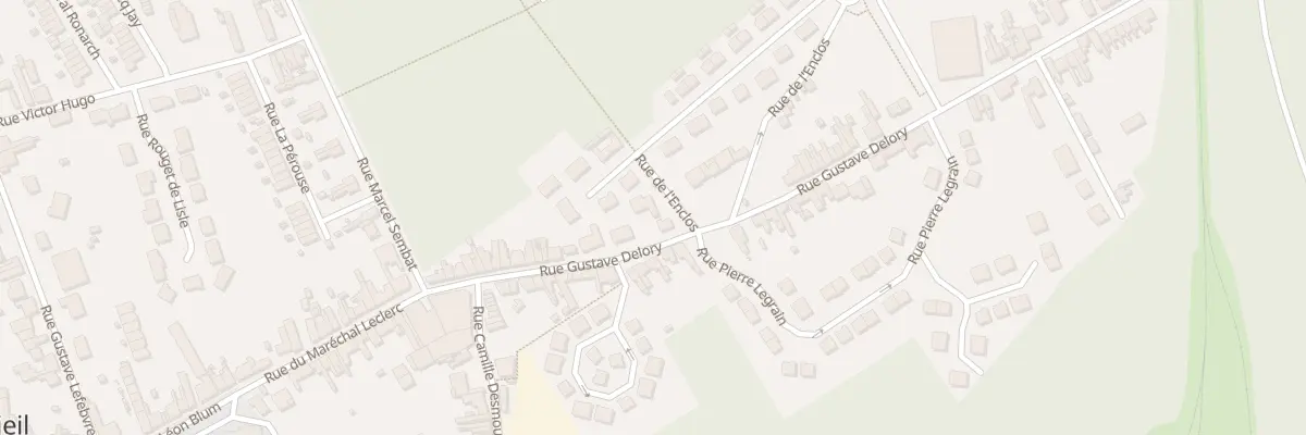Plan du 35 Rue Gustave Delory à Vendin-le-Vieil