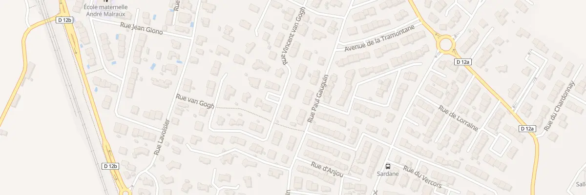 Plan du 25 Rue Van Gogh à Rivesaltes