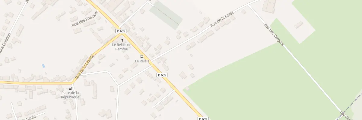Plan du 44 Rue de la Forêt à Pamfou