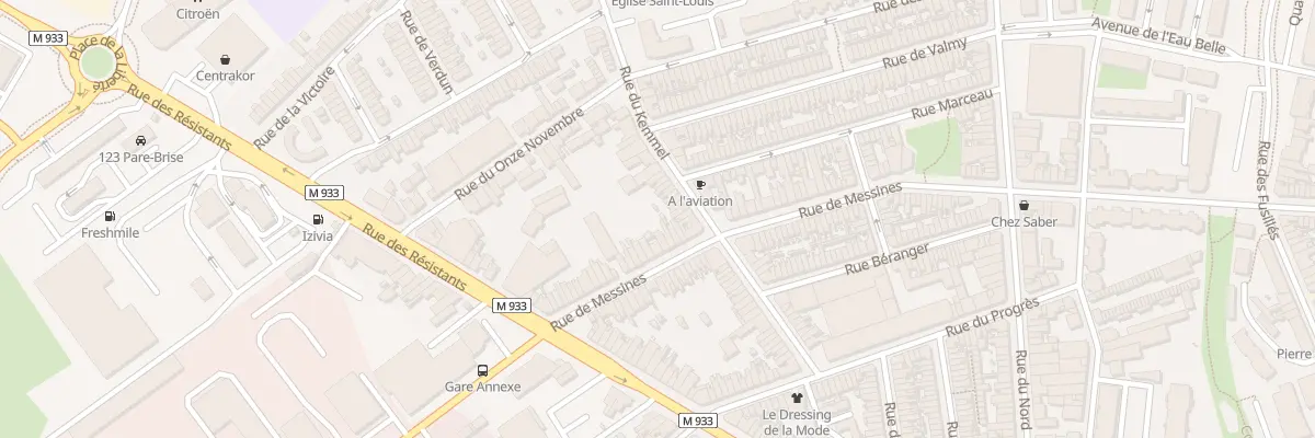 Plan du 88 Rue de Messines à Armentières
