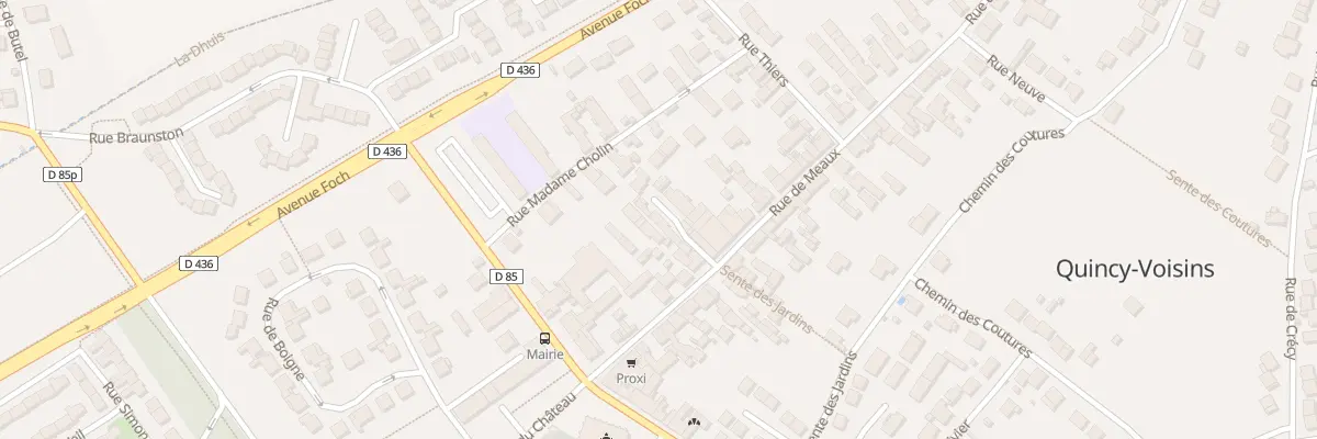 Plan du 19D Rue de Meaux à Quincy-Voisins