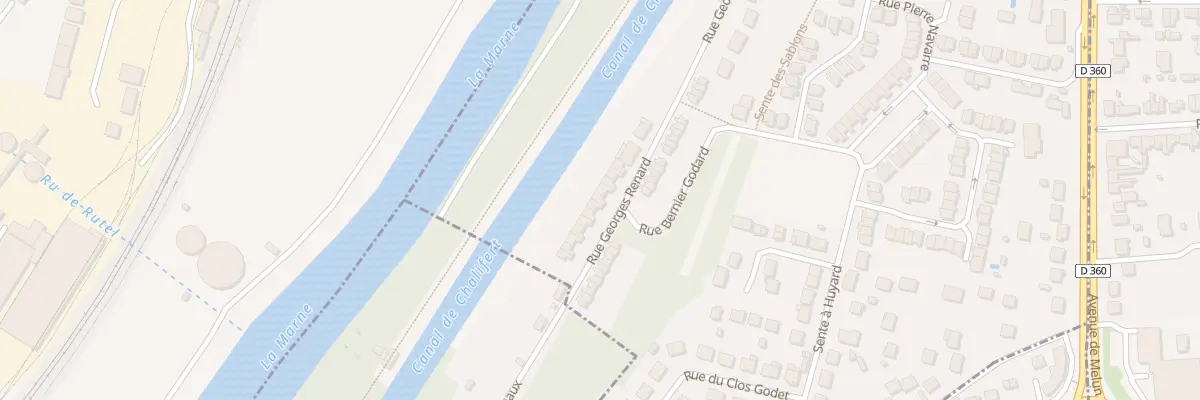 Plan du 96B Rue Georges Renard à Meaux