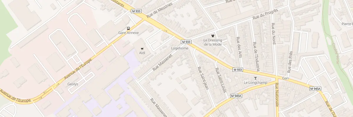 Plan du 11 Rue Massenet à Armentières