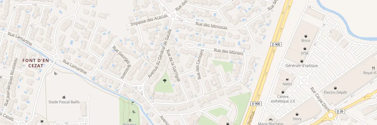 Plan du 12 Rue des Cerisiers à Pollestres