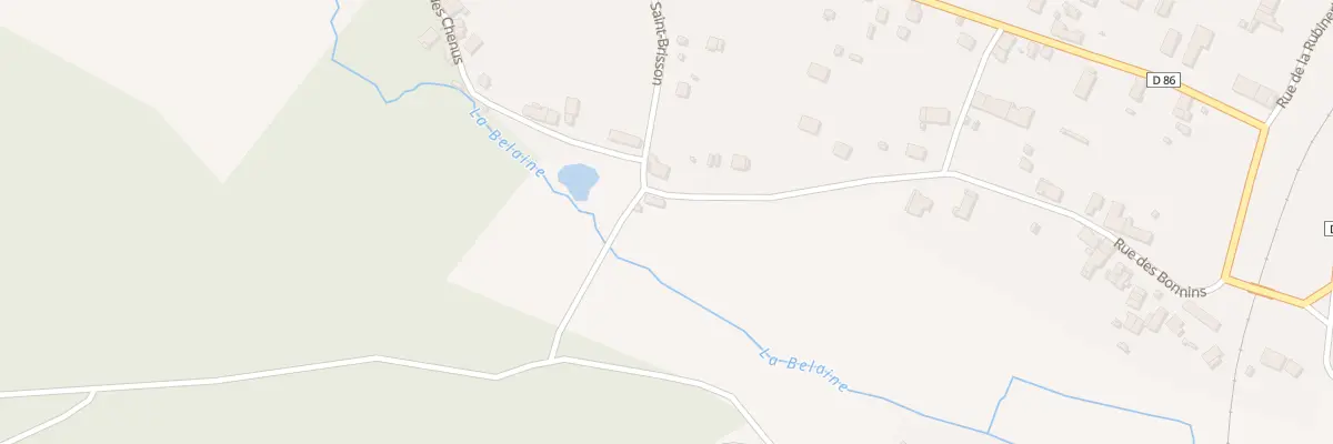 Plan du 1 Rue des Chenus à Bannay