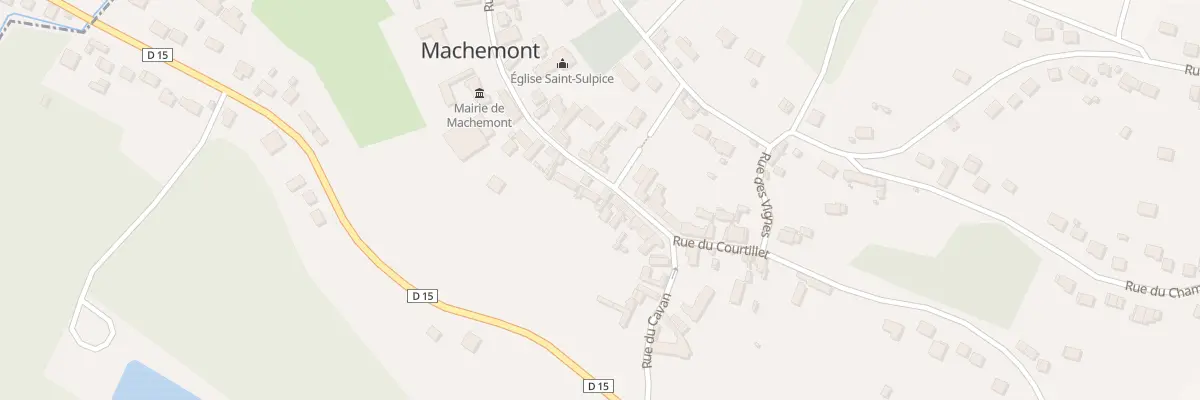 Plan du 9 Rue de l’Eglise à Machemont
