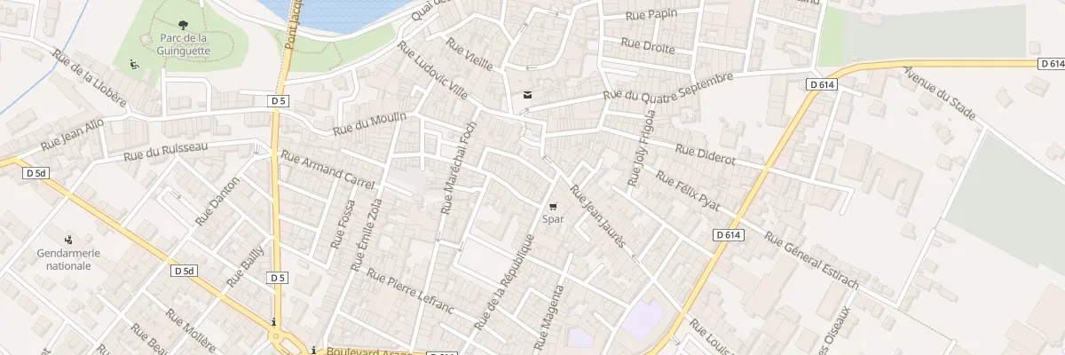Plan du 7 Rue Neuve à Rivesaltes