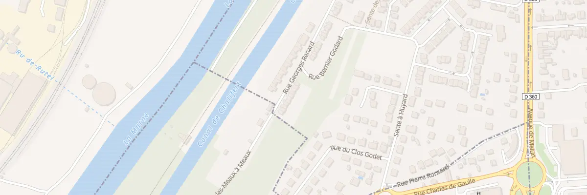 Plan du 127 Rue Georges Renard à Meaux
