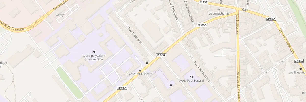 Plan du 121 Rue Massenet à Armentières