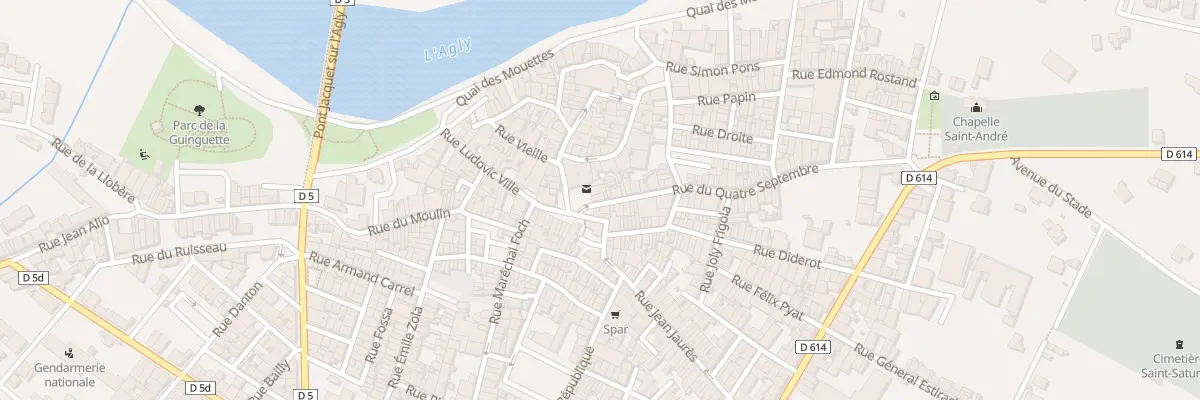 Plan du 1 Rue du Quatre Septembre à Rivesaltes