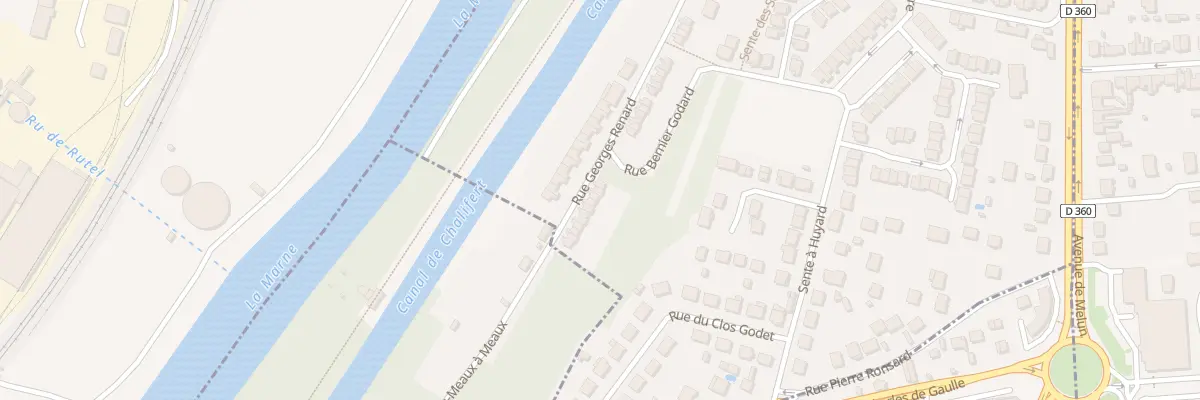 Plan du 123 Rue Georges Renard à Meaux