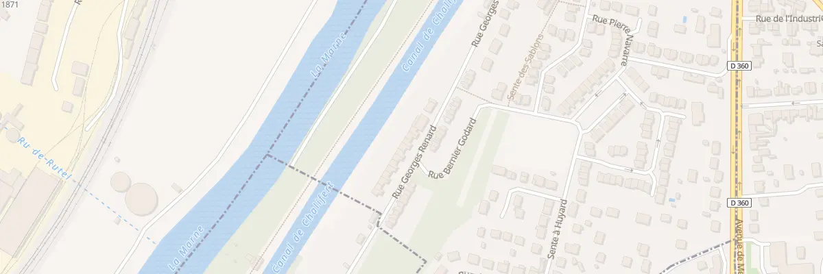 Plan du 94 Rue Georges Renard à Meaux