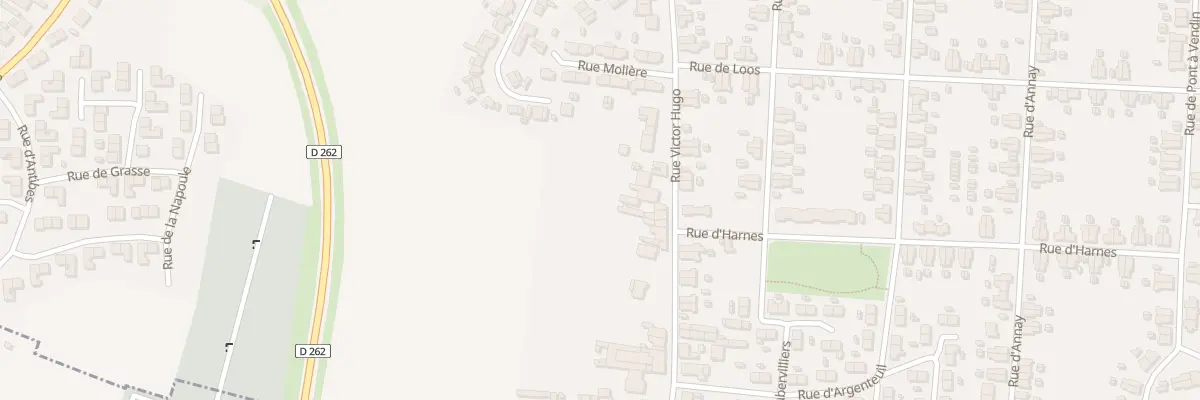 Plan du 721 Rue Victor Hugo à Noyelles-sous-Lens